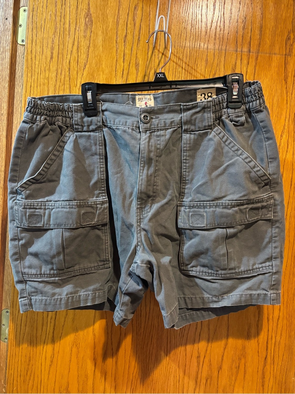 Men's Redhead Grey Cargo Shorts - Casual Utility Style